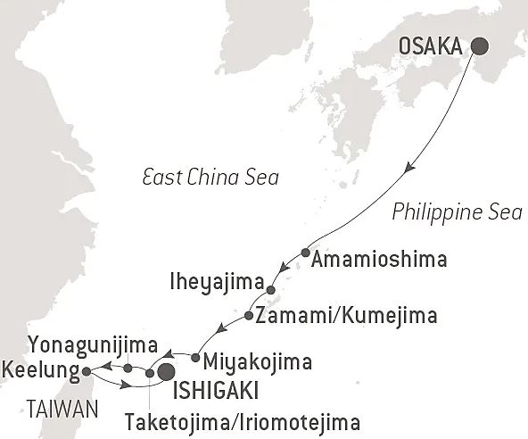 Маршрут тура «Путешествия по Японии»