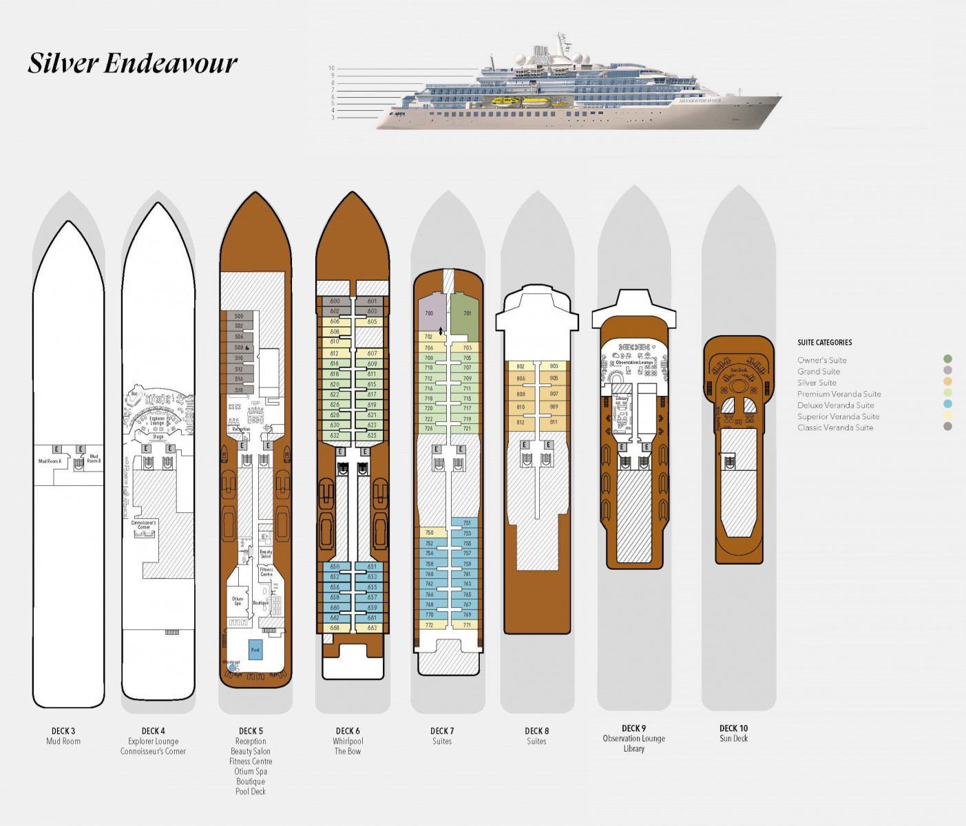 Экспедиционное судно класса люкс   Silver Endeavour