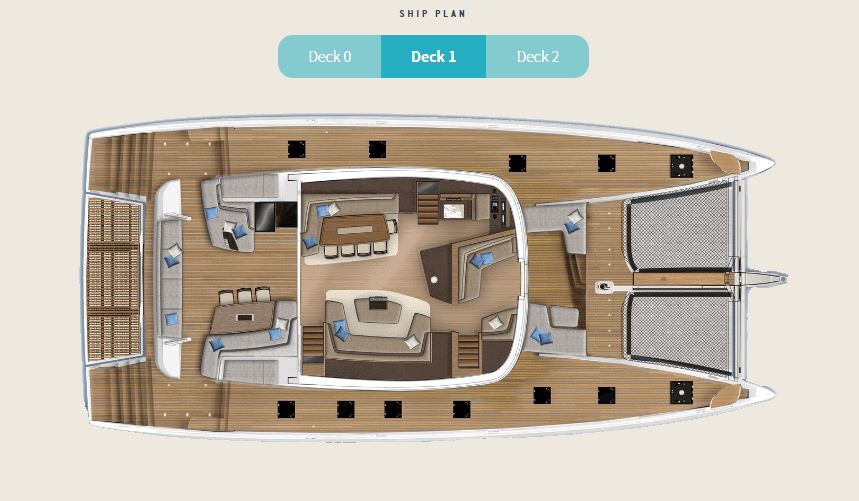 Катамаран класса люкс Spirit of Ponant