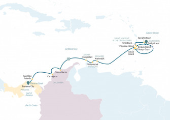 Маршрут круиза «Барбадос, Панама и Коста-Рика»