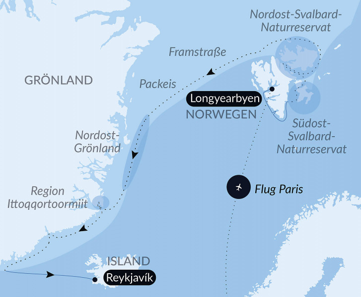 Тур «In the ice of the Arctic, from Svalbard to Greenland»