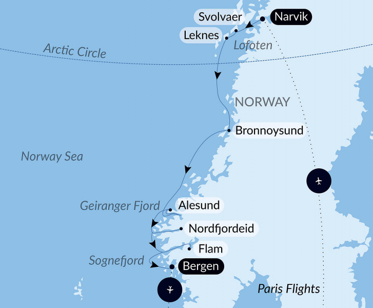 Тур «Autumn Splendours: From Lofoten to the Norwegian Fjords»
