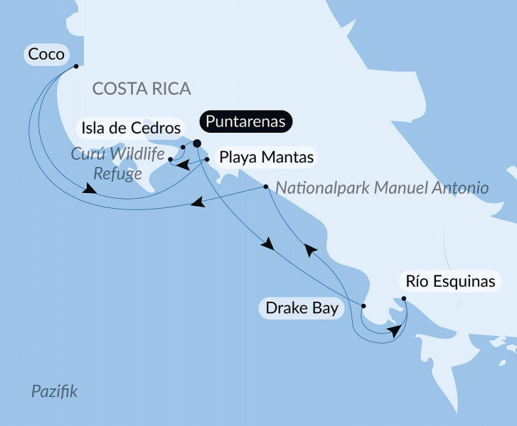 Тур «Pacific Coast of Costa Rica»