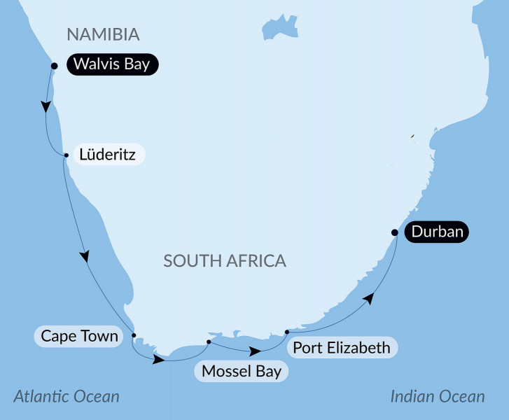 Тур «Namibian & South African Coastlines»