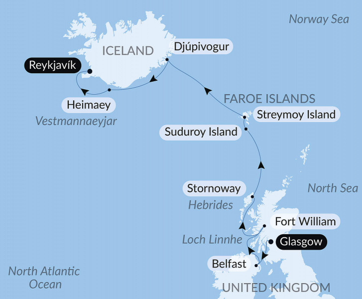 Тур «Wild lands of Scotland, the Faroe Islands and Iceland»