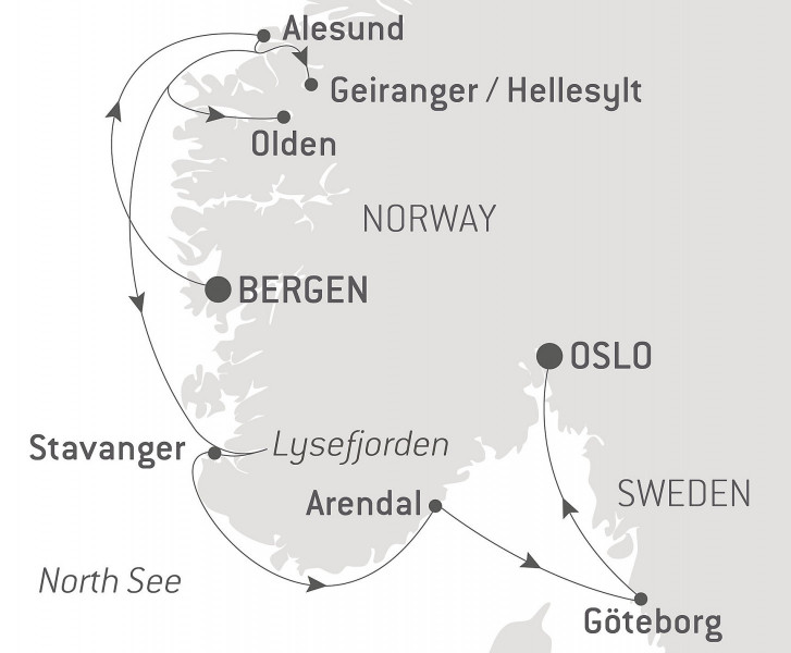 Тур «Cruising the Norwegian Fjords – with Smithsonian Journeys»