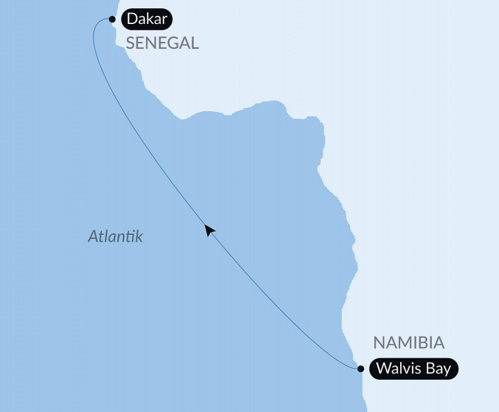 Тур «Ocean Voyage: Walvis Bay - Dakar»