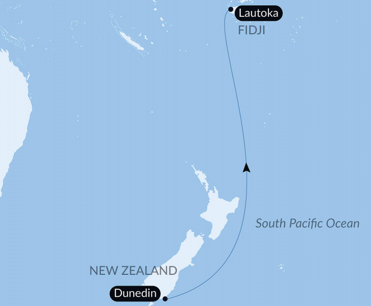 Тур «Ocean Voyage: Dunedin - Lautoka»