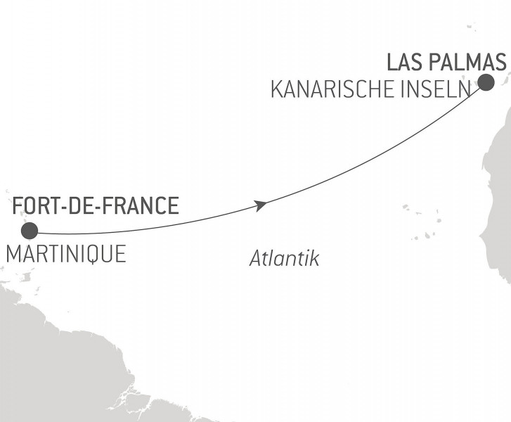 Тур «Ocean Voyage : Fort de France - Las Palmas»