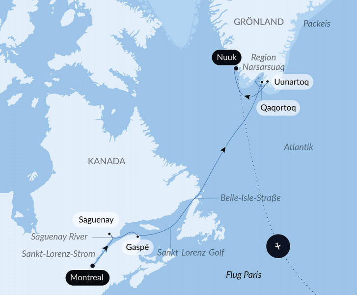 Тур «From the St Lawrence to Greenland, the Last Moments of Winter»