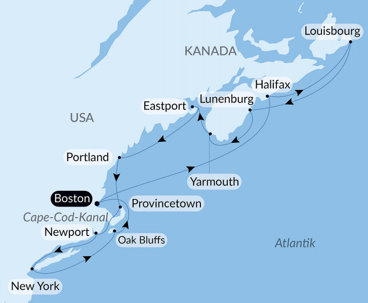 Тур «Nova Scotia and the East Coast of the United States»