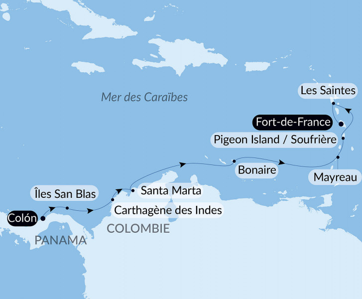 Тур «Panama, Colombia & Caribbean Islands»