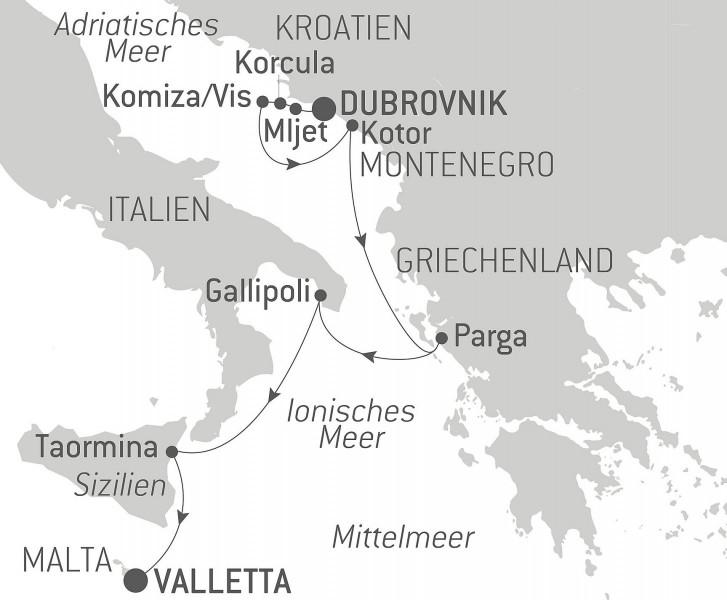 Тур «From the Adriatic to the Ionian Sea»