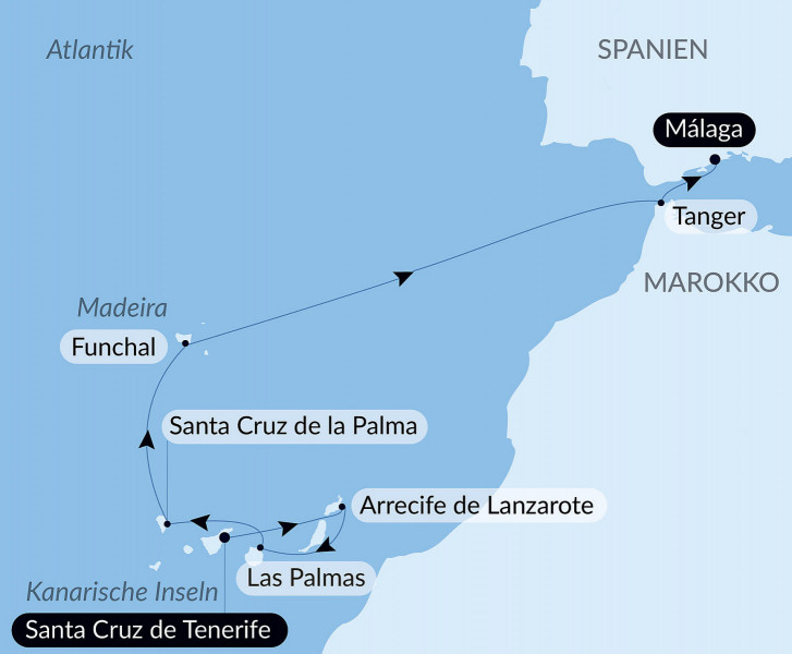 Тур «Rhythms of Spain: From the Canaries to Málaga»