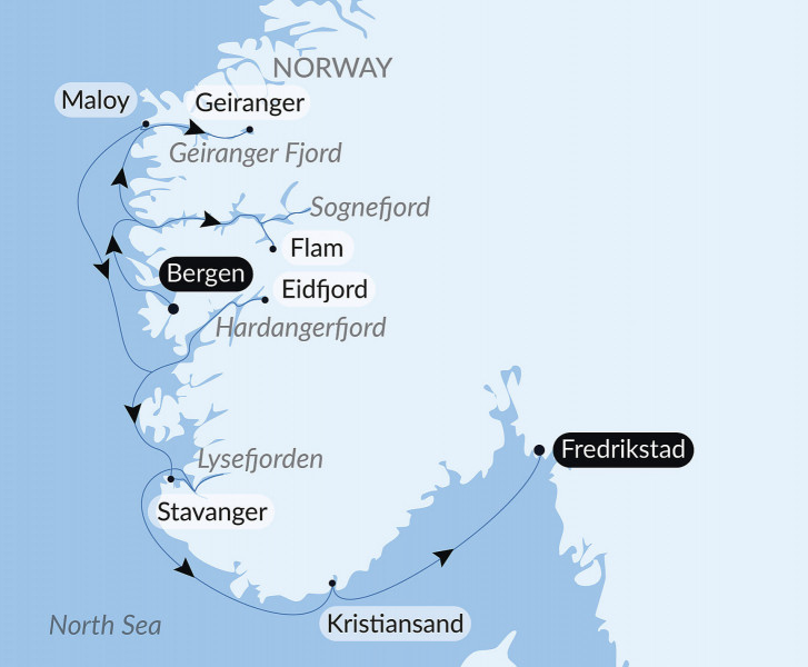 Тур «The legendary fjords of Norway»