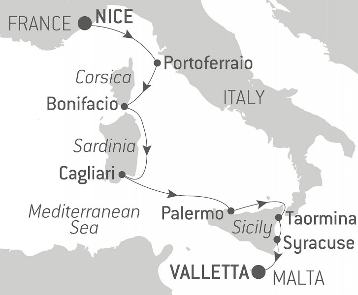 Тур «Mediterranean Island Voyage: Sicily, Sardinia, Corsica, and Elba – with Smithsonian Journeys»