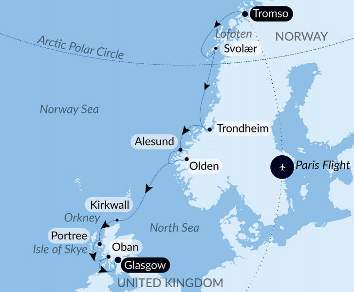 Тур «From the Arctic Circle to the Scottish Isles»