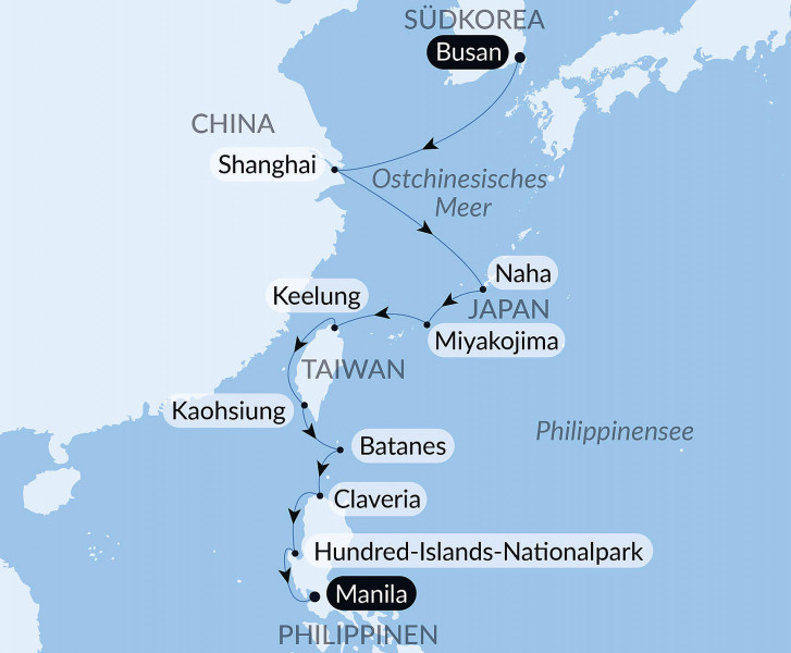 Тур «Philippines, Taiwan and Japan»