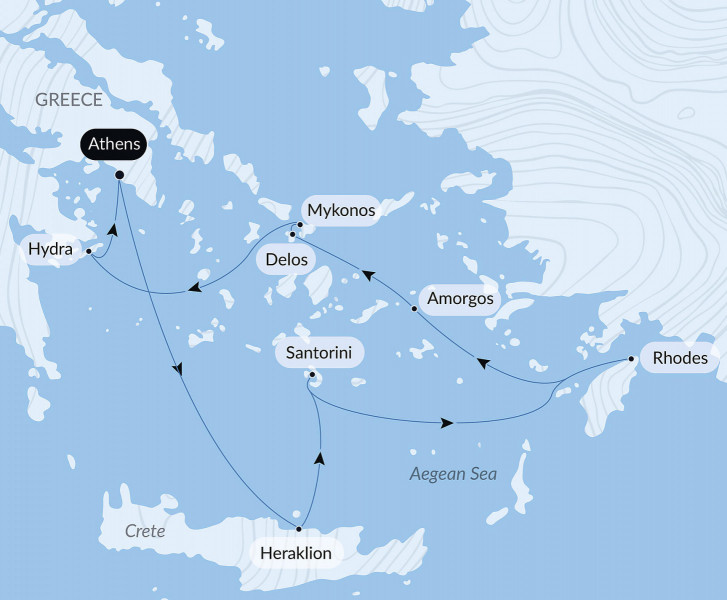 Тур «European autumn in the Aegean Sea»