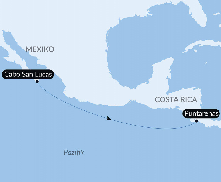 Тур «Ocean Voyage: Cabo San Lucas - Puntarenas»