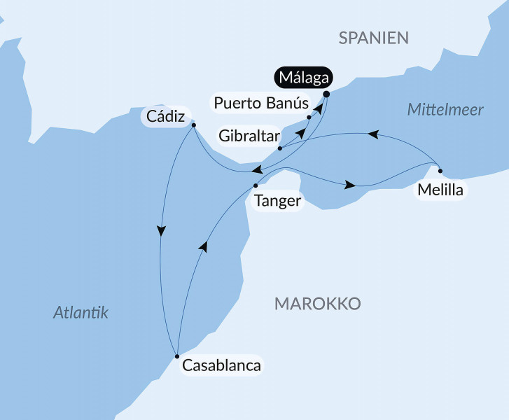 Тур «Andalusia and Moroccan shores»