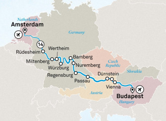Маршрут круиза «Католическое рождество и Новый год »