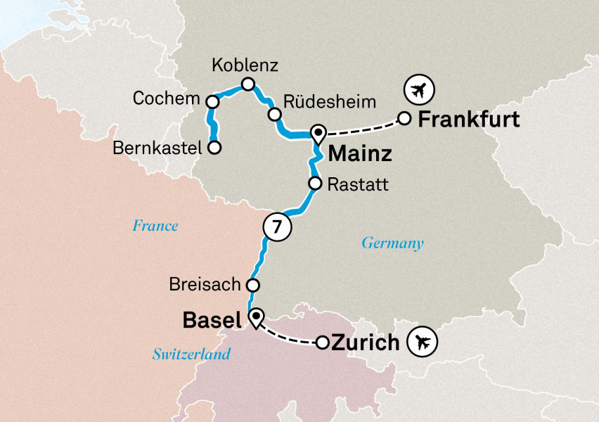 Тур «Charming Castles & Vineyards of the Rhine & Moselle»