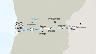 Маршрут круиза «Незабываемая Дору»