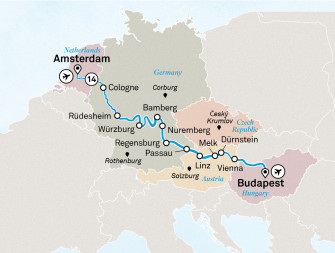Маршрут круиза «Рождество и Новый год»