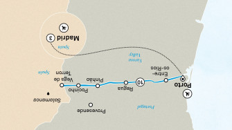 Маршрут круиза «Незабываемая Дору и Мадрид»