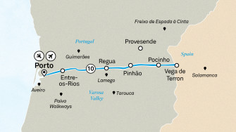 Маршрут круиза «Незабываемая Дору»